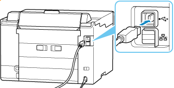 طابعة مع كبل USB
